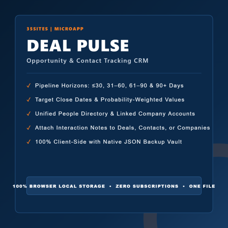 MicroApp-Deal Pulse CRM